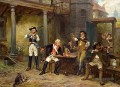 SOLDERS dans une taverne Robert Alexander Hillingford scènes de bataille historiques